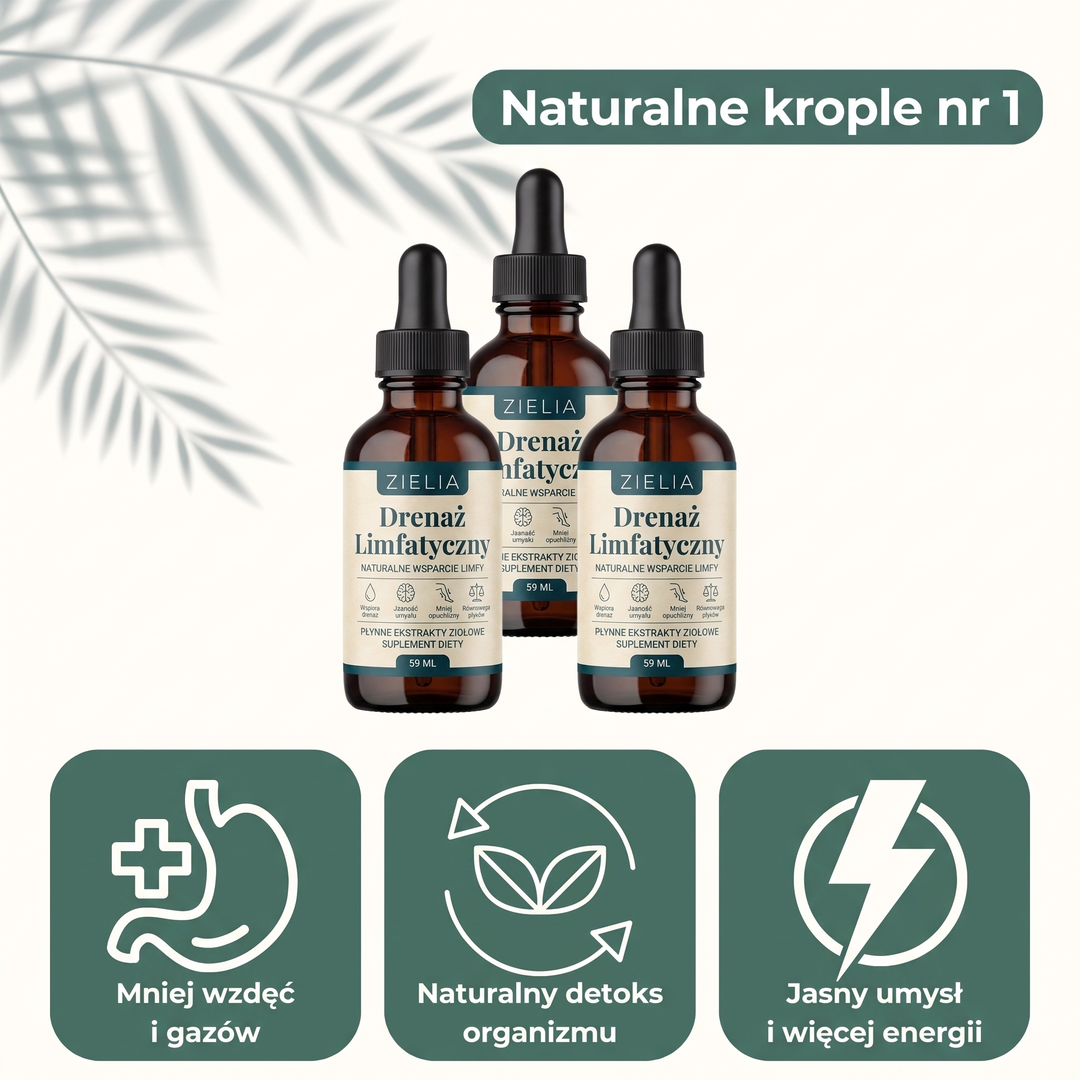 Krople wellness na drenaż limfatyczny
